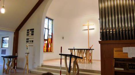 Johanneskirche in Elzach von innen